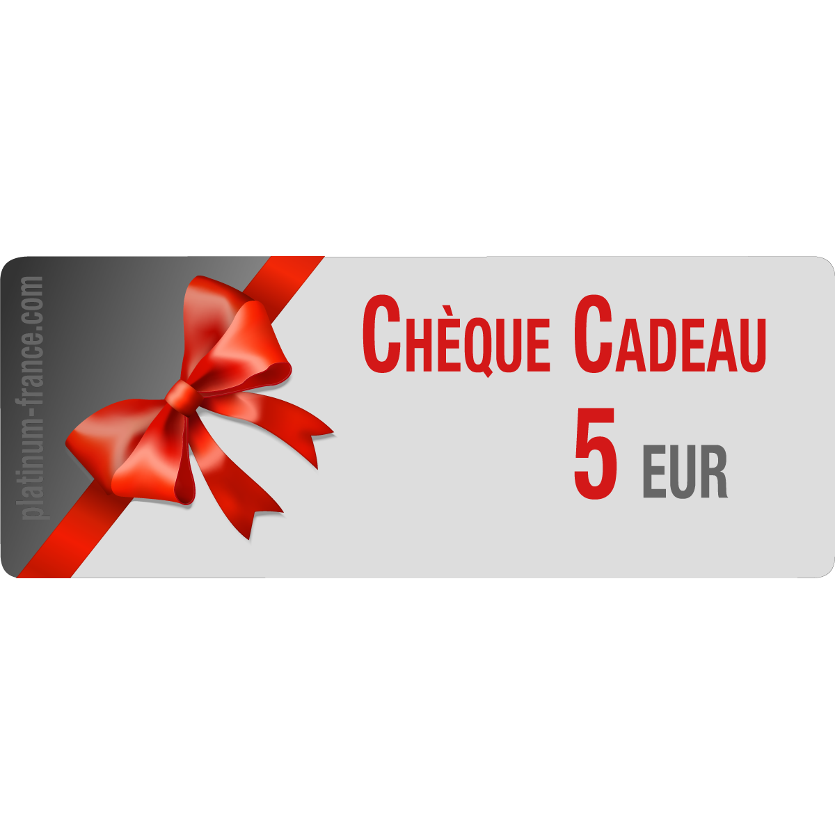 Chèque cadeau à 5 EUR